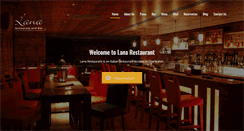 Desktop Screenshot of lanarestaurant.com