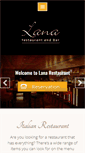 Mobile Screenshot of lanarestaurant.com
